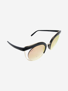 Salvatore Ferragamo Black ombre cat-eye sunglasses