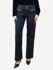 Celine Blue relaxed-fit jeans - size UK 10