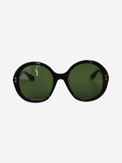 Black round oversized tortoise shell sunglasses Sunglasses Gucci 