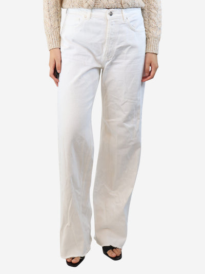 White relaxed-fit jeans - size UK 12 Trousers Anine Bing 