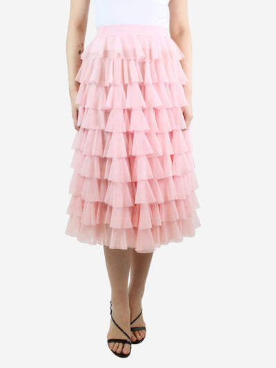 Pink ruffled net skirt - size S Skirts Norma Kamali 