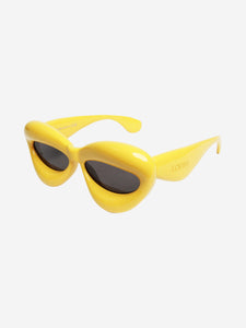 Loewe Yellow inflated cat-eye sunglasses