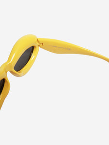 Loewe Yellow inflated cat-eye sunglasses