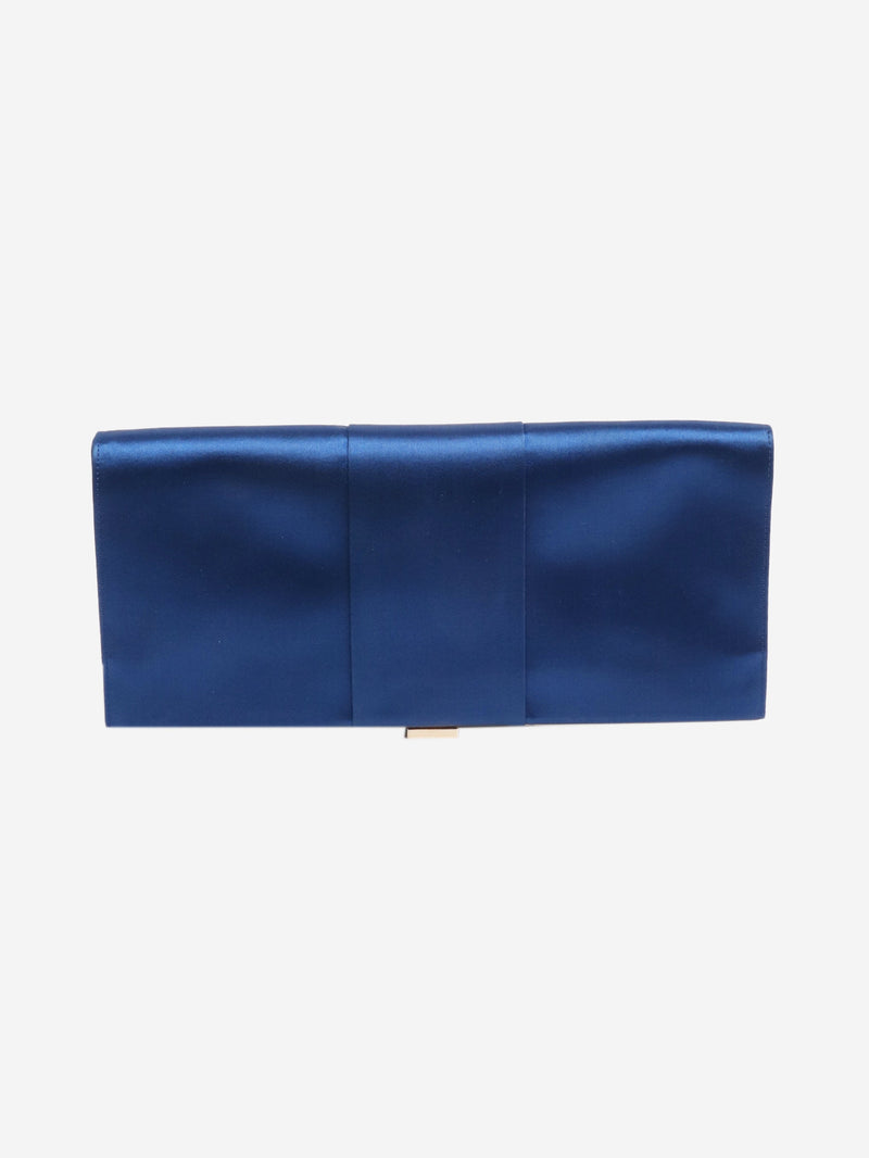 Blue satin clutch Clutch bags Roger Vivier 