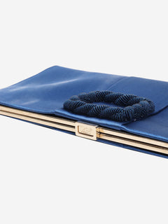 Blue satin clutch Clutch bags Roger Vivier 