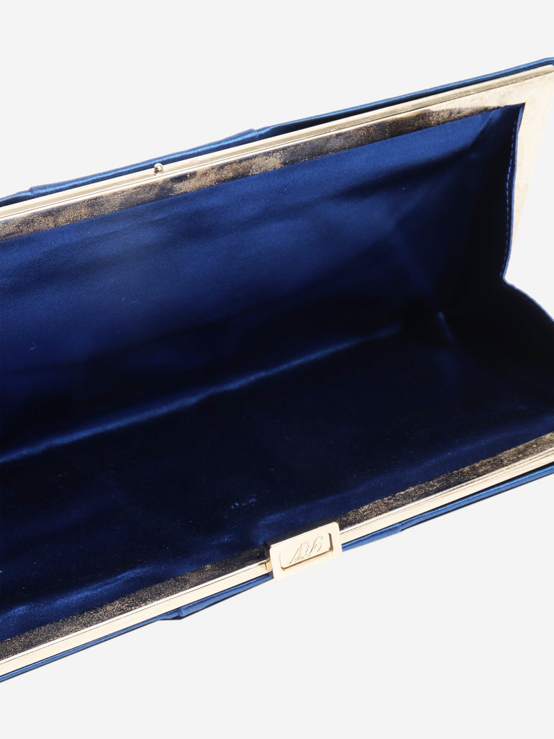 Blue satin clutch Clutch bags Roger Vivier 