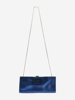 Blue satin clutch Clutch bags Roger Vivier 