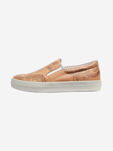 Tod's Orange slip-on trainers - size EU 37.5