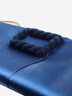 Blue satin clutch Clutch bags Roger Vivier 