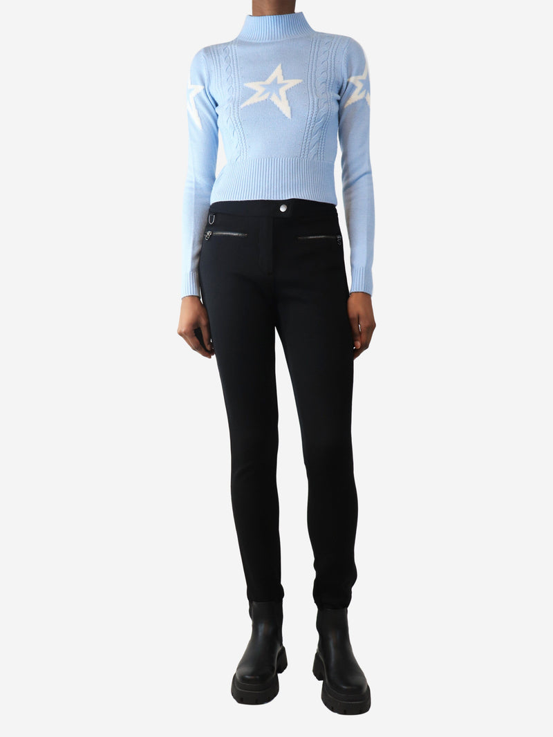 Black ski pants - size UK 10 Skiwear Erin Snow 