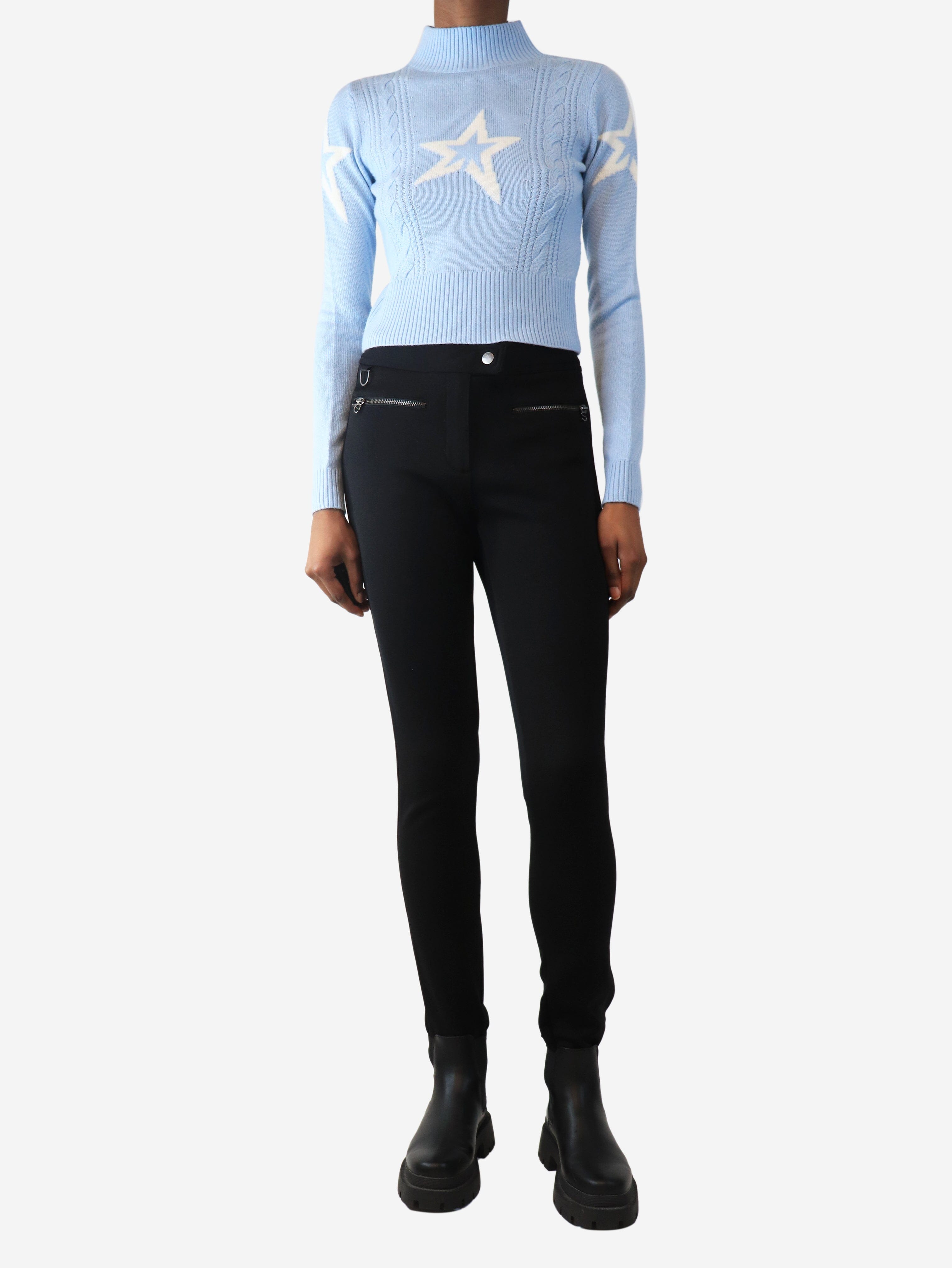 Black ski pants - size UK 8 Skiwear Erin Snow 