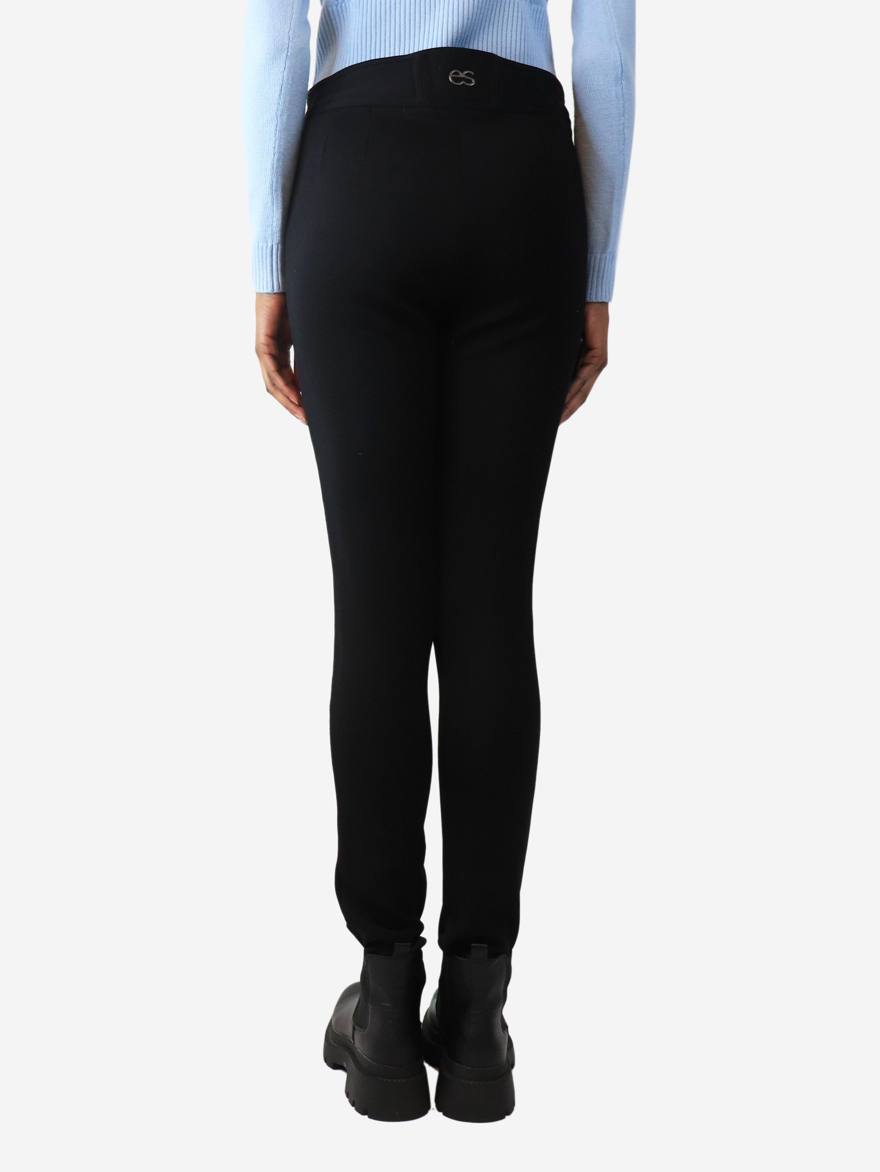 Black ski pants - size UK 2 Skiwear Erin Snow 