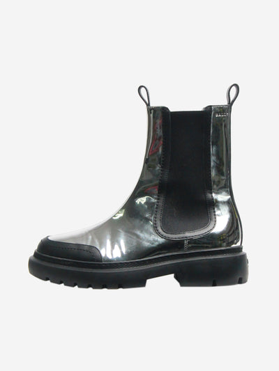 Silver mirrored Chelsea boots - size EU 38 Boots Bally 