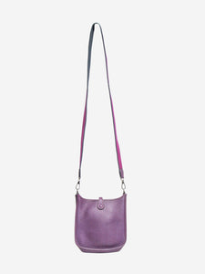 Hermes Purple 2012 mini Evelyne TPM bag