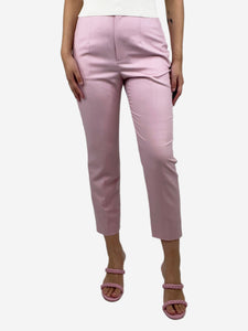 Alexander McQueen Pink wool trousers - size UK 10