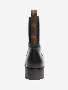 Louis Vuitton Black Metropolis ranger boots  - size EU 36.5