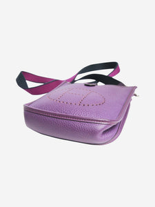 Hermes Purple 2012 mini Evelyne TPM bag