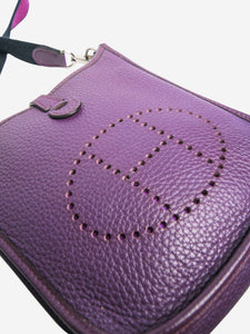 Hermes Purple 2012 mini Evelyne TPM bag