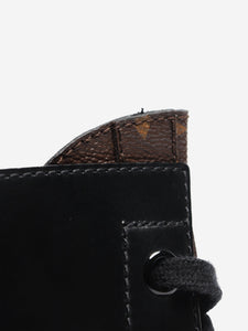 Louis Vuitton Black Metropolis ranger boots  - size EU 36.5