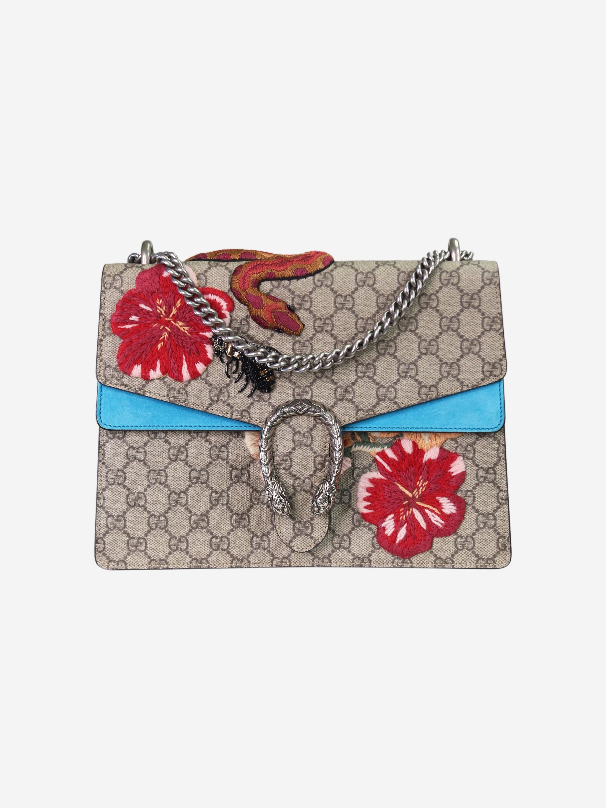 Gucci Small Dionysus Snakeskin Limited Edition New - 11 x 7 x 3.5 inches /  Canvas | Gucci bag, Gucci, Shoulder bag
