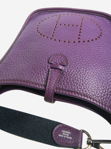 Hermes Purple 2012 mini Evelyne TPM bag