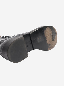 Louis Vuitton Black Metropolis ranger boots  - size EU 36.5