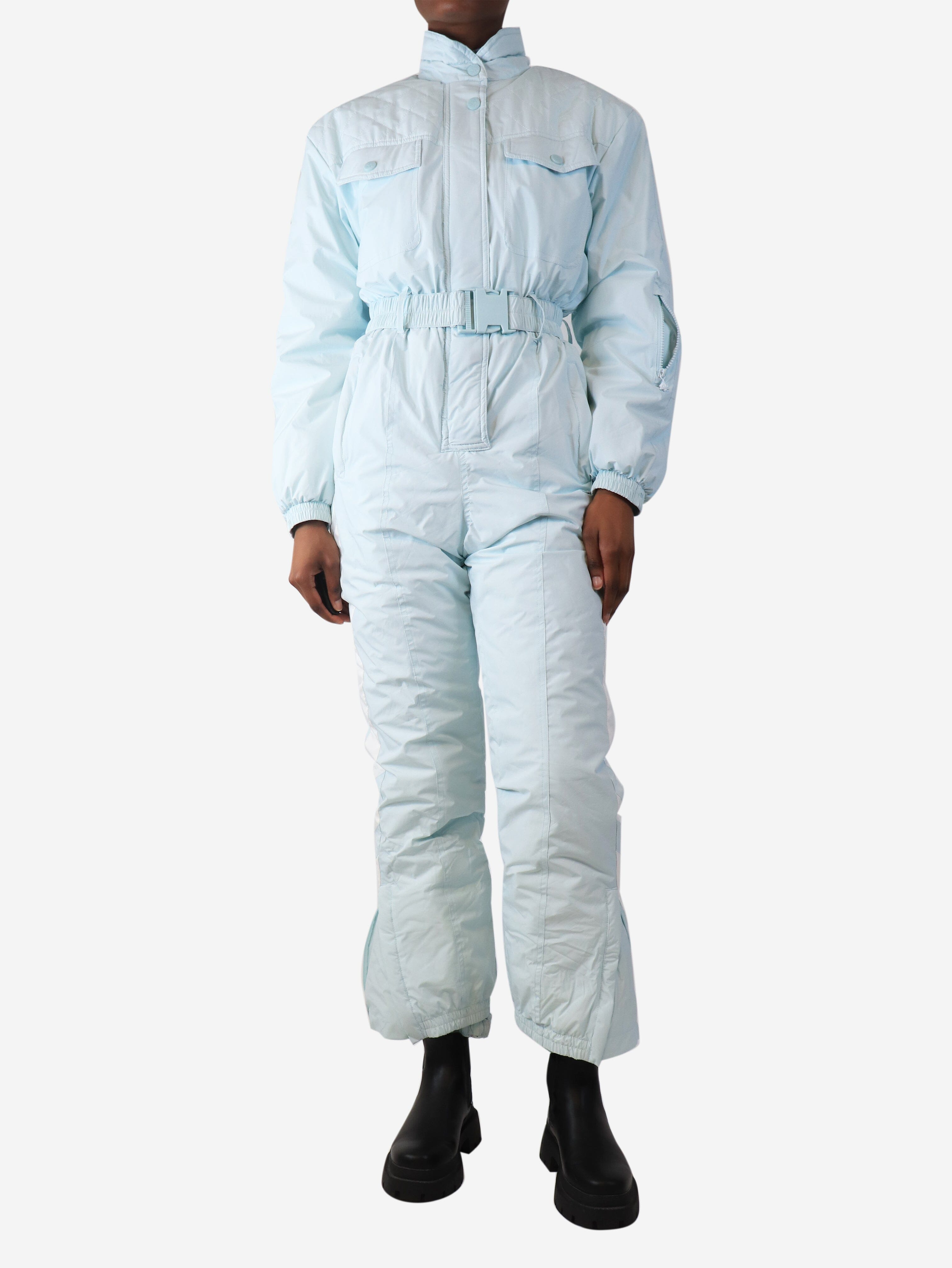 Pastel blue Frida ski suit - size S Skiwear Snowroller 