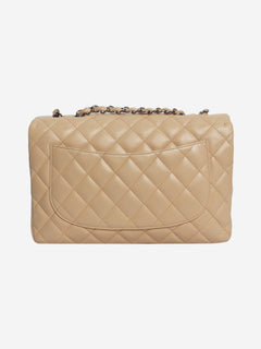 Beige 2009 classic single flap bag