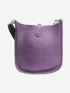 Hermes Purple 2012 mini Evelyne TPM bag