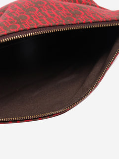 Red and brown monogram pochette bag Shoulder bags CH Carolina Herrera 