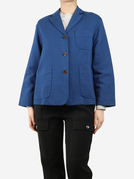 Blue cotton chore jacket - size UK 8 product image