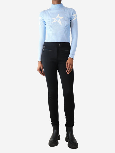 Black ski pants - size UK 4 alternate image