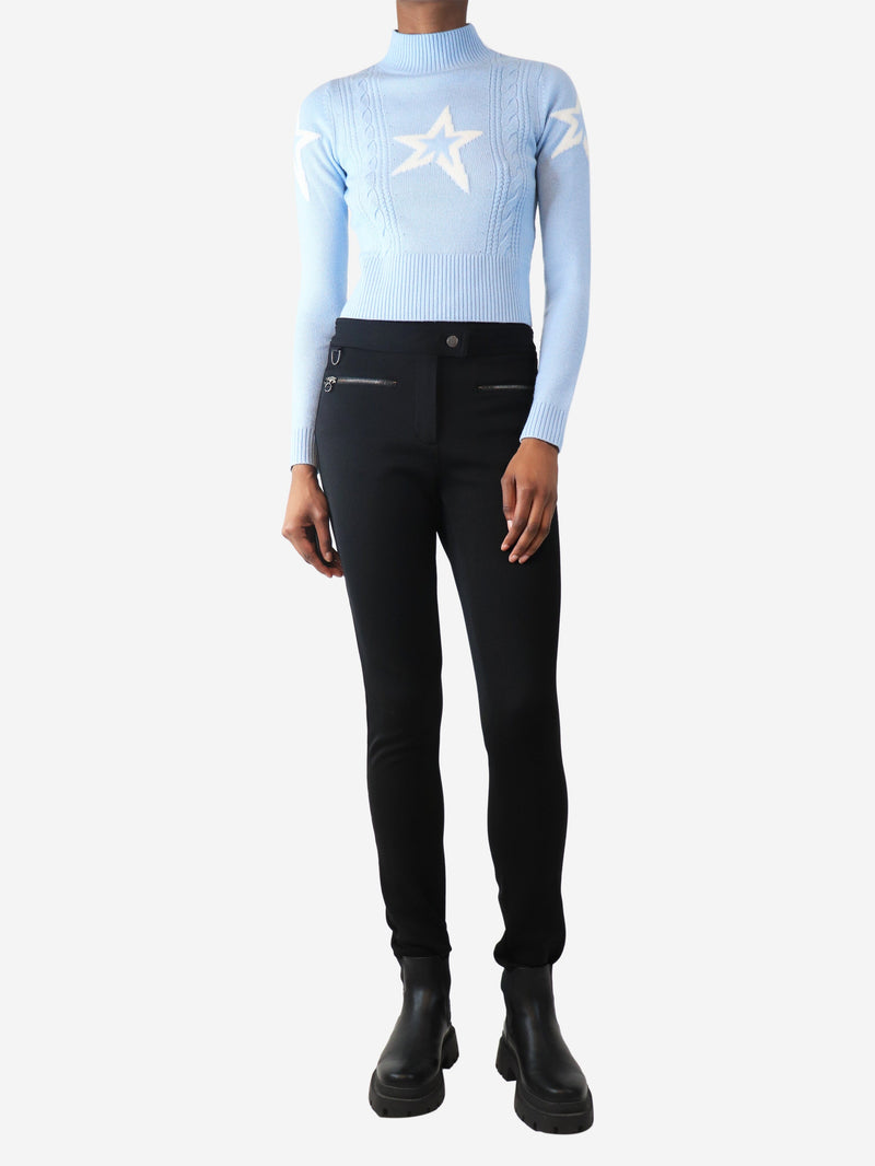 Black ski pants - size UK 4 Skiwear Erin Snow 