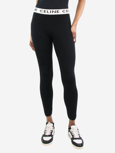 Celine Black cotton leggings - size XS