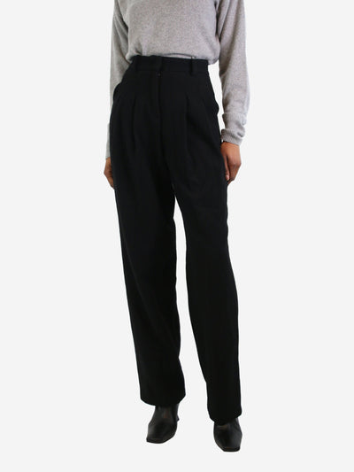 Black wool-blend pleated trousers - size XS Trousers Frankie Shop 