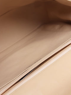 Beige 2009 classic single flap bag