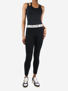 Celine Black cotton leggings - size XS