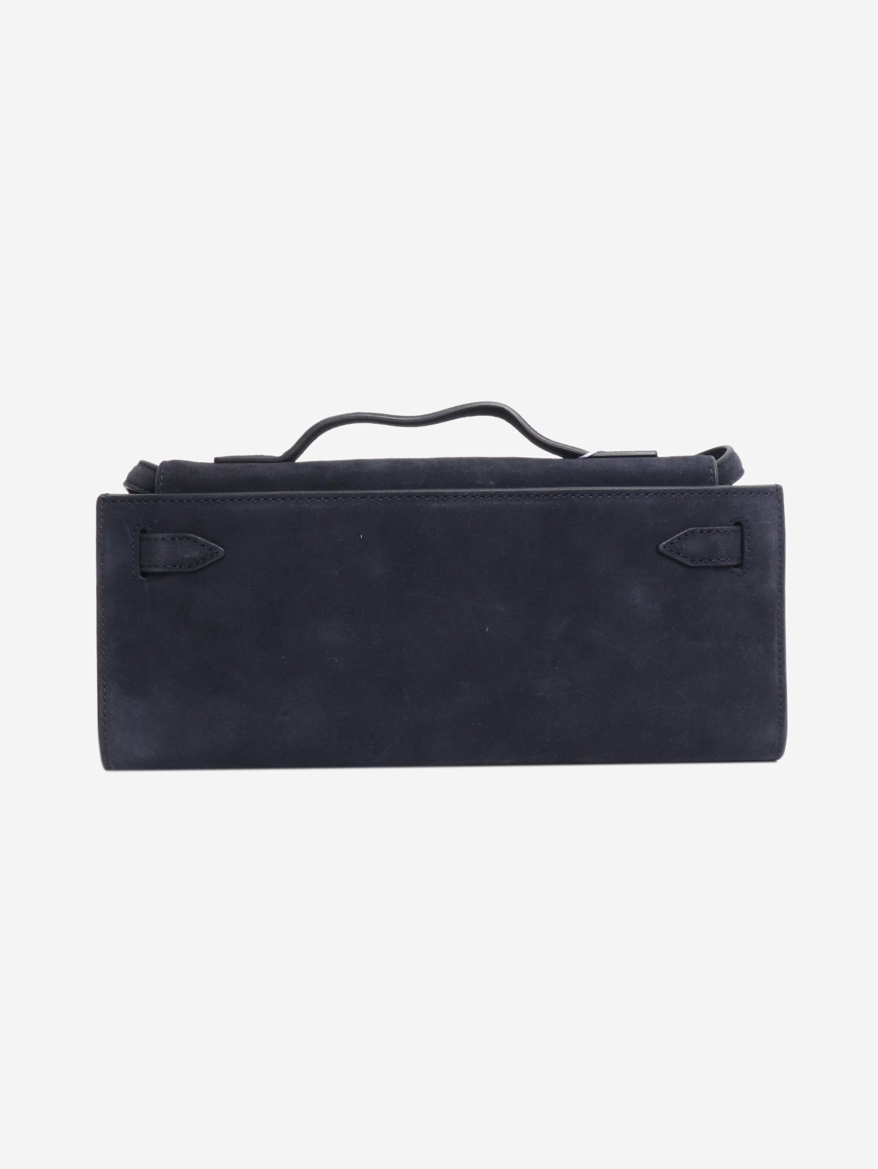 Navy suede shoulder bag Bags Veronica Beard 