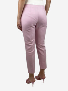 Alexander McQueen Pink wool trousers - size UK 10