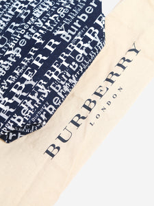 Burberry Black canvas logo bag