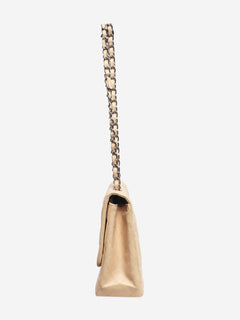 Beige 2009 classic single flap bag