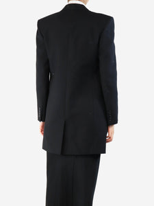 Saint Laurent Black wool jacket - size UK 8