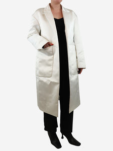 Rochas Ivory evening coat - UK 14