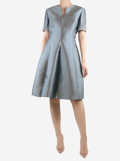 Grey bejewelled midi dress- size M Dresses Catherine Regehr 