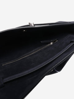 Navy suede shoulder bag Bags Veronica Beard 
