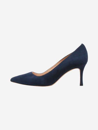 Dark blue suede pumps - size EU 36 Heels Manolo Blahnik 