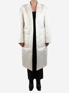 Rochas Ivory evening coat - UK 14