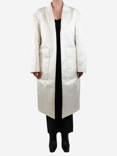 Ivory evening coat - UK 14 Coats & Jackets Rochas 