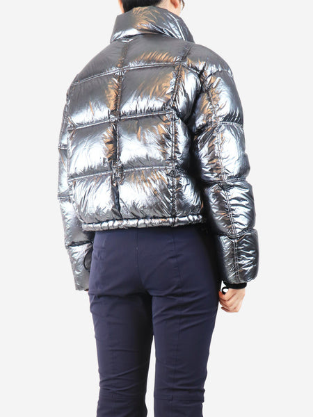Silver metallic Nevada down jacket - size L alternate image