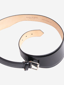 Alexander McQueen Alexander McQueen Black wide belt